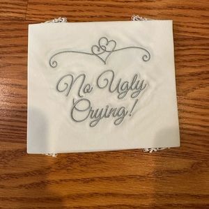 Bridal Hankie “No Ugly Crying!”